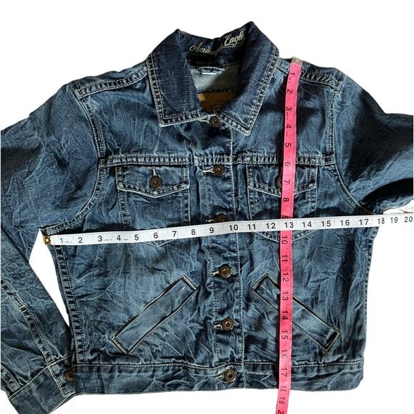 American Eagle Outfitters Blue Jean Jacket M - Picture 5 of 7